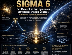 Sigma6 – der reflexartige Widerspruch ist nicht mehr haltbar (Bild: Neutrino Energy Group)