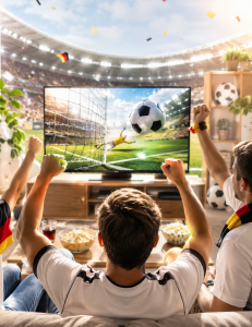 WM-Zuschauer: Fans wollen nur relevanten Werbe-Content sehen (Bild: ChatGPT/Dall-E)