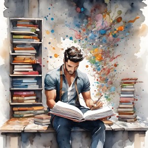 KI am Werk: Sie schreibt wissenschaftliche Arbeiten schneller (KI-Bild: Paulos, pixabay.com)