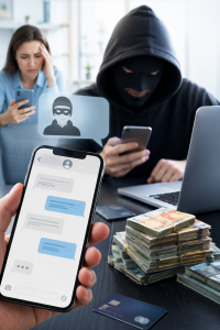 Messaging-Betrug: Cyber-Kriminelle setzen immer öfter KI ein (Bild: ChatGPT/Dall-E)