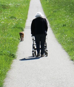 Gehhilfe: Hirnstimulation kann Gehstörungen beseitigen (Foto: Manfred Antranias Zimmer, pixabay.com)