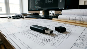 USB-Stick nach Kurzschluss: Daten liegen oft unbeschädigt auf den NAND-Chips (© RecoveryLab)