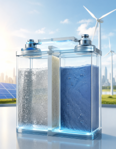 Neue Zink-Slurry-Batterie: speichert Energie in der Dunkelflaute besser (Bild: ChatGPT/Dall-E)