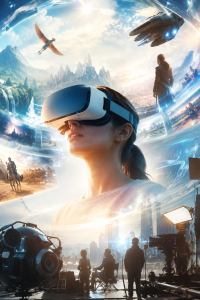 "Cinematic Virtual Reality": neue Chancen für Filmschaffende (Bild: ChatGPT/Dall-E)