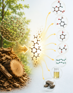 Lignin-Umwandlung: Prozess wird umweltfreundlicher (Bild: ChatGPT/Dall-E)