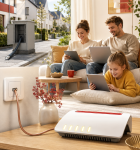 Surfen per DSL-Anschluss: Vielen Deutschen reicht diese Technik noch (KI-Bild: ChatGPT/Dall-E)
