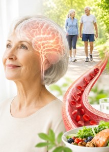 Gesundheit im Alter: Demenz tritt bei guter Lebensführung erst spät auf (KI-Bild: ChatGPT/Dall-E)