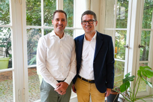 Wayne Jennings (links) und Johan Roman (Foto: Exeon Analytics)