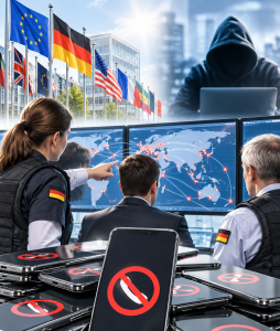Behördenaktion: Schlag gegen illegalen Telefon-Anlagebetrug (KI-Bild: ChatGPT/Dall-E)