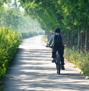 Tourist auf dem Rad: Kluge Kommunikation hilft der Umwelt (Foto: dae jeung kim, pixabay.com)