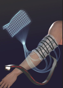 Neues System im Test: Optische Folie erzeugt Bewegungsmuster (Illustration: mit.edu)