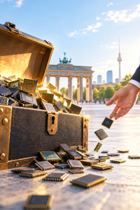 Chips: Deutsche Branche schöpft ihr Potenzial nicht aus (KI-Bild: ChatGPT/Dall-E)