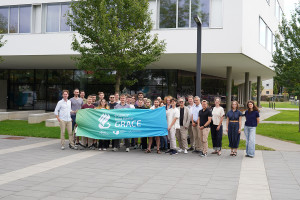 Erste Studierende im Joint Master in Applied XR an der USTP (Foto: USTP/Christoph Böhm)