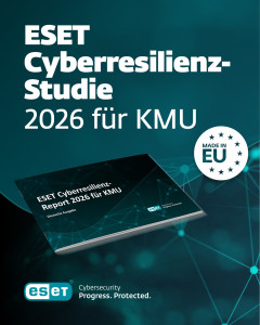 ESET-Cyberresilienz-Studie 2026 für KMU steht zum Download bereit (Bild: ESET)