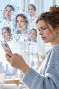 Schon wieder KI-Content: Viele User zunehmend verunsichert (KI-Bild: ChatGPT/Dall-E)